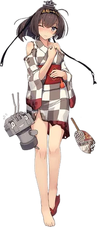 CG Akizuki Yukata Damaged