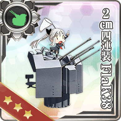 2cm Flakvierling 38, KanColle Wiki