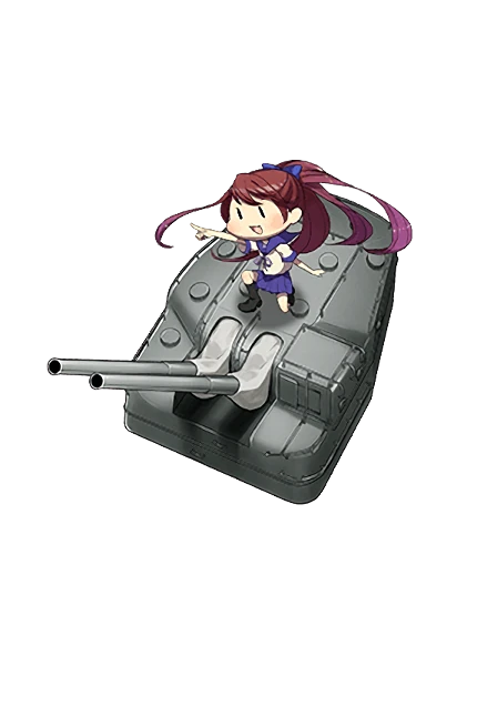 うみページ 12.7cm Twin Gun Mount Model B Kai 2 | KanColle Wiki | Fandom