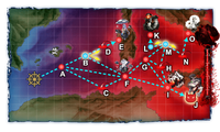 Map during the second HP phase but boss node U not unlocked