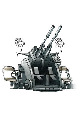 25mm Twin Autocannon Mount 039 Equipment