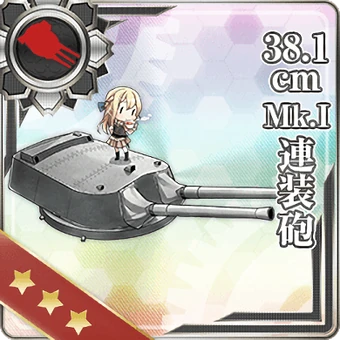 38.1cm Mk.I Twin Gun Mount | KanColle Wiki | Fandom