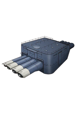 61cm Quadruple (Oxygen) Torpedo Mount 015 Equipment