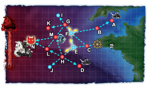 Full map after unlocking the boss node N