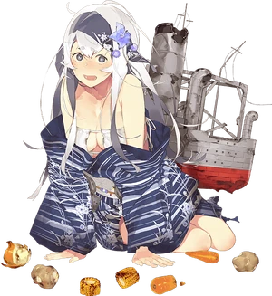 Kamoi Yukata Full Damaged