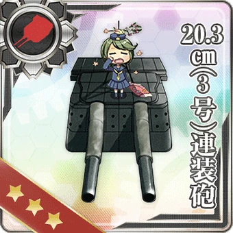 20.3cm (No.3) Twin Gun Mount | KanColle Wiki | Fandom