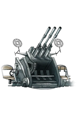 25mm Triple Autocannon Mount 040 Equipment