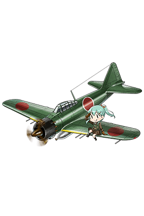 ［Ayu様］  EVERLEIGH BOMBER Type 0 Fighter Model 63 (Fighter-bomber) | KanColle Wiki