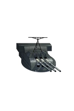 15.5cm Triple Gun Mount 005 Equipment