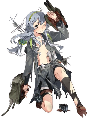Yamagumo Autumn-Winter Uniform Full Damaged