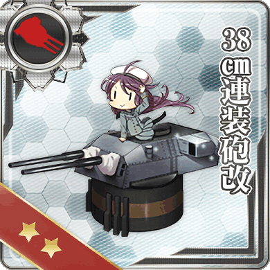 38cm Twin Gun Mount Kai | KanColle Wiki | Fandom