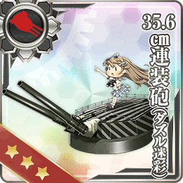 35.6cm Twin Gun Mount (Dazzle Camouflage) 104 Card