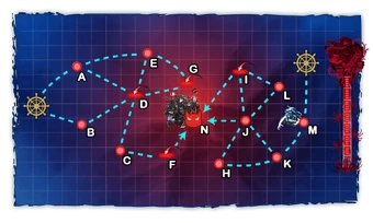 中部北海域ピーコック島沖