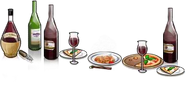 Anchorage Counter Bar "Italian wine"-category with Hinamatsuri 2016