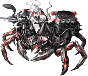 Enemy Full New Battleship Princess Damaged Debuffed