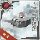 6inch Mk.XXIII Triple Gun Mount