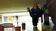 The Rolling Giant roaming the Valley View Center.