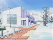 Yuichi's high school in the 2002 anime