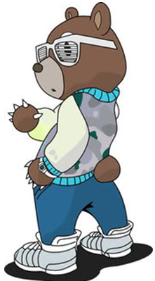 Kanye West Bear Design | Backpack