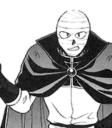 Zolf as the "mummy man" in the manga.