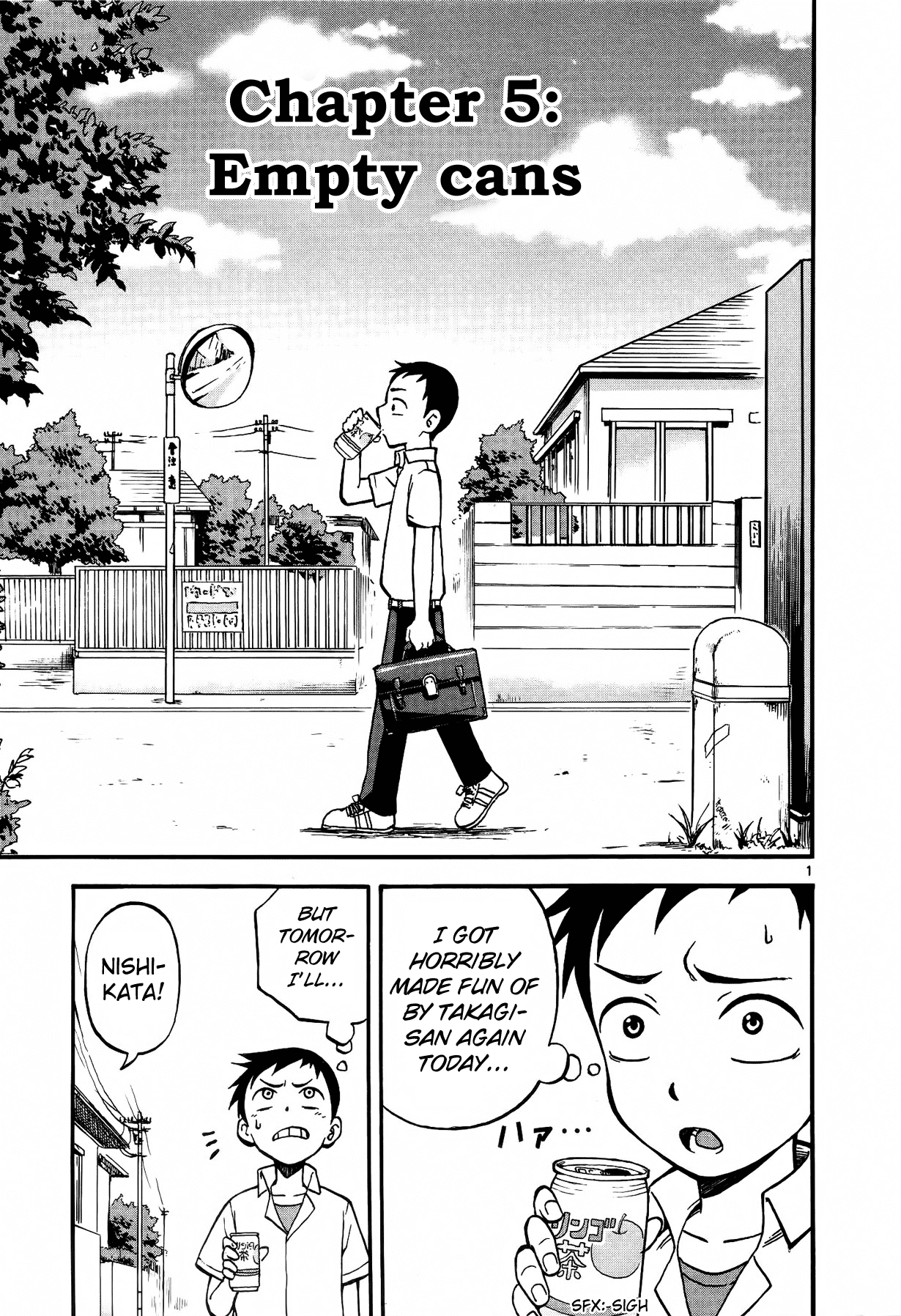 Chapter 5, Karakai Jōzu no Takagi-san Wiki