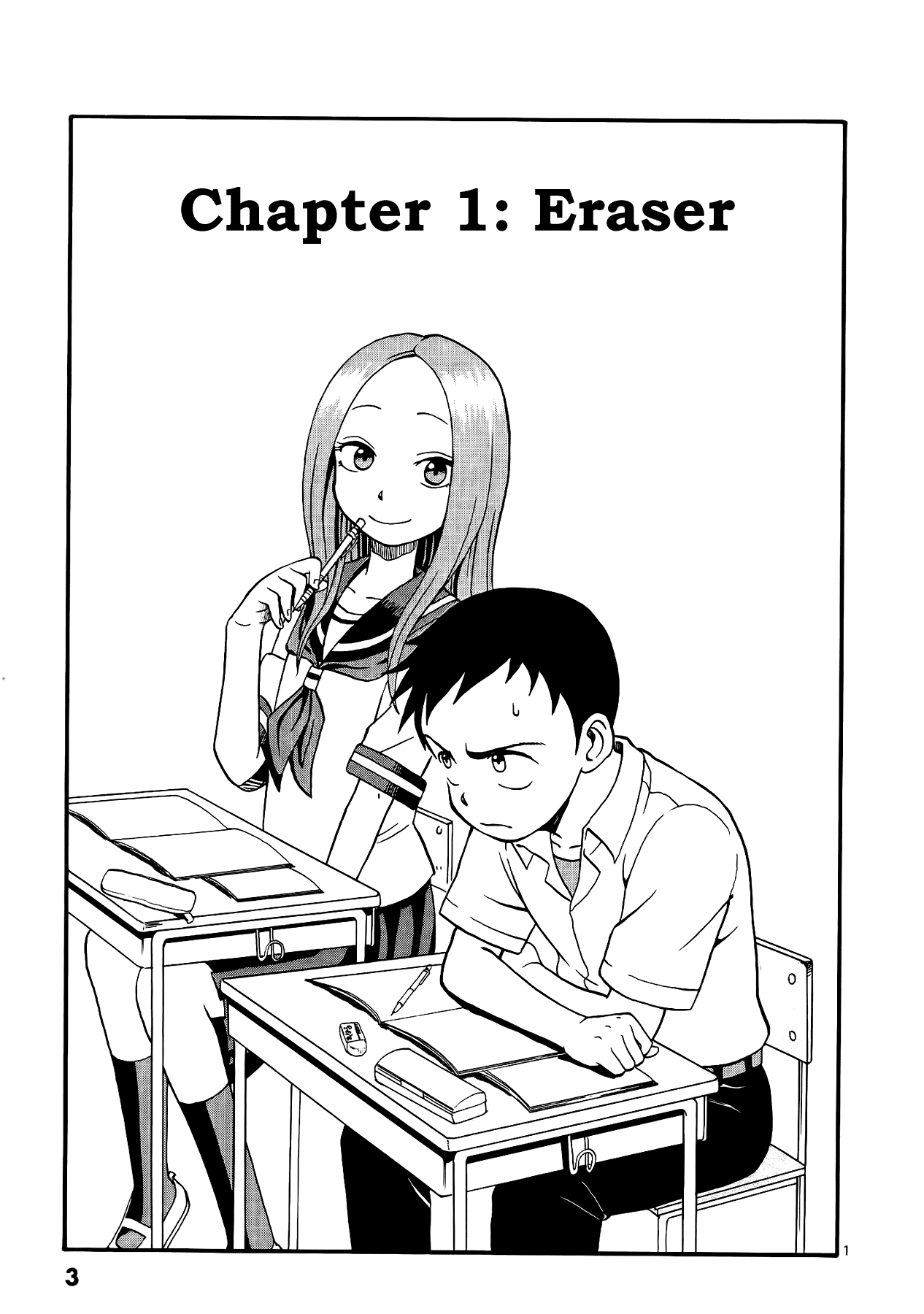 Karakai Jouzu No Takagi San Chapter 1