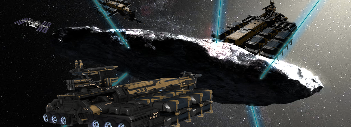 asteroid mining ship
