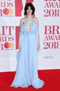 Camila Cabello at Brit Awards 2018 Red Carpet (5)