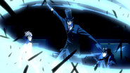 Nai watches as Hirato splits the train from the bomb