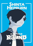 Kartenz Round Shinta Hepburn Poster