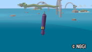 In the ocean.