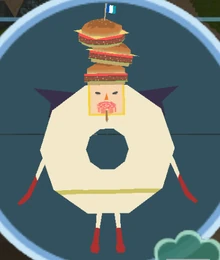 Ban-Ban wearing the Crown, Lollipop, and Wings