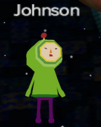 Johnson as he appears in Katamari Damacy.