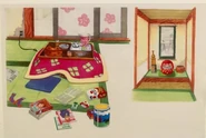 Concept art of a house's interior