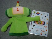 The Prince puppet and the magnet sheet.