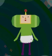 Prince wearing the Apron