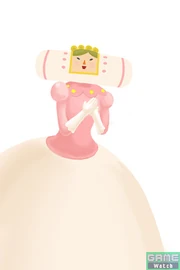 Artwork of the Queen from Beautiful Katamari