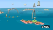 Pink Flowery Island in We ♥ Katamari