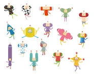 Beautiful Katamari cousin renders