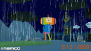Dancing in the rain!