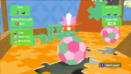 The Prince in a ball in the tutorial in Beautiful Katamari.