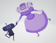 A constellation of The Queen and The Prince dancing.