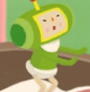 The Prince trying to stand up.