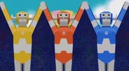 The Jumbomen in the Beautiful Katamari intro.