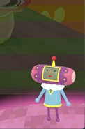 The King as a child in the Royal Reverie section of We ♥ Katamari REROLL.