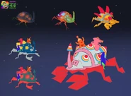 Sketches & color tests for the Space Beetle