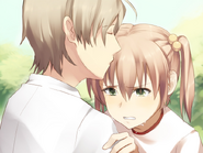 Emi cries when Hisao persistently confronts her about her past