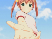 Emi offering to help Hisao up