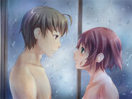 Rin and Hisao about to have sex