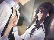 Hisao showing his scar to Hanako